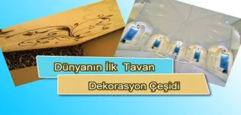 Dünyanın İlk Tavan Dekorasyon Çeşidi