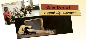 Gitar Dersleri Büyük İlgi Görüyor